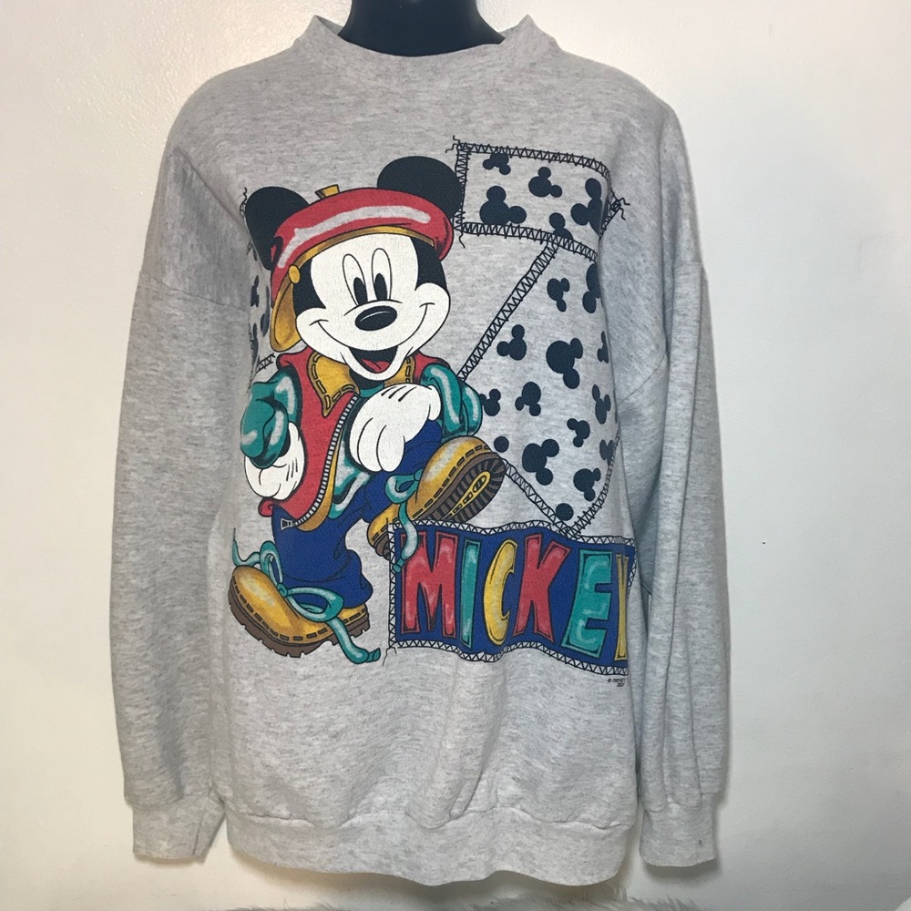 VINTAGE MICKEY MOUSE UNLIMITED ARTIST SWEAT SHIRT - Picture 2 of 8
